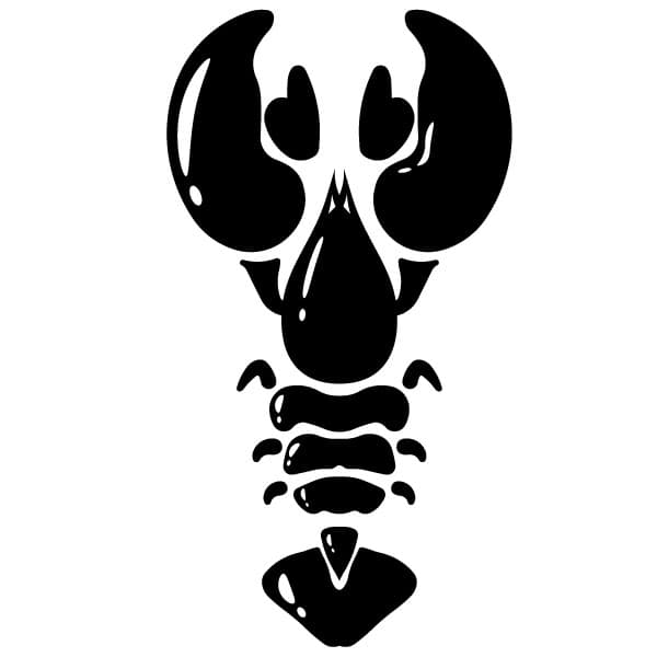 Lobster silhouette